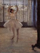 Edgar Degas Dancer in ther front of Photographer Sweden oil painting artist